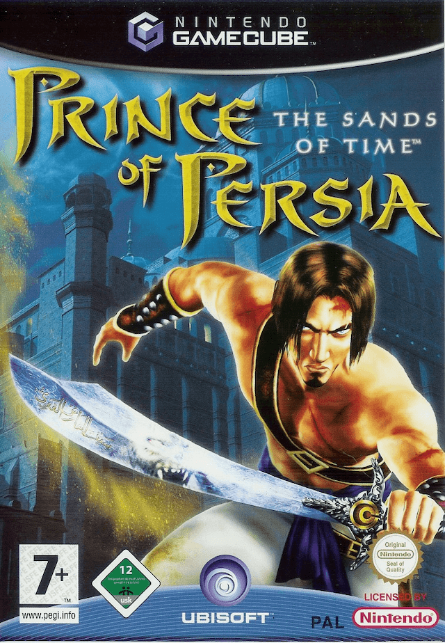 Prince of Persia Sands of Time box art for Gamecube